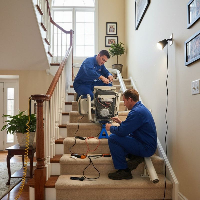 Stair Railing Installation